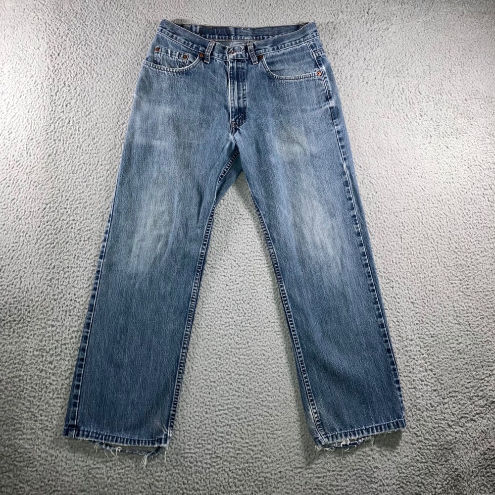 VTG Levis 518 Bootcut Jeans Mens 32X32 Fit 32x28 Made in Canada 2002 Stone Wash